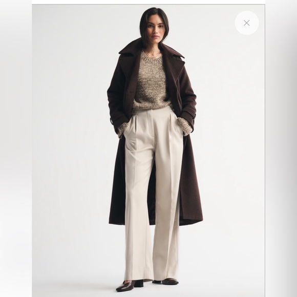 Abercrombie & Fitch Cream Women’s Tailored High Waist Dress Pants in Size XS - Picture 9 of 11